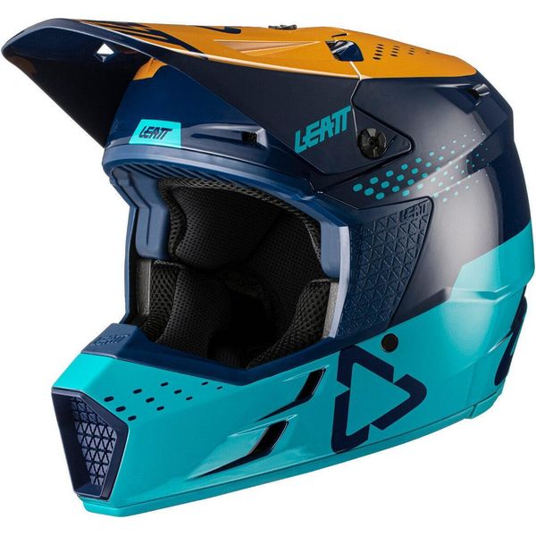 Casco Motocross Orizzontale Leatt Moto 3.5 V21.4, Blau, Xl (61/62)-image