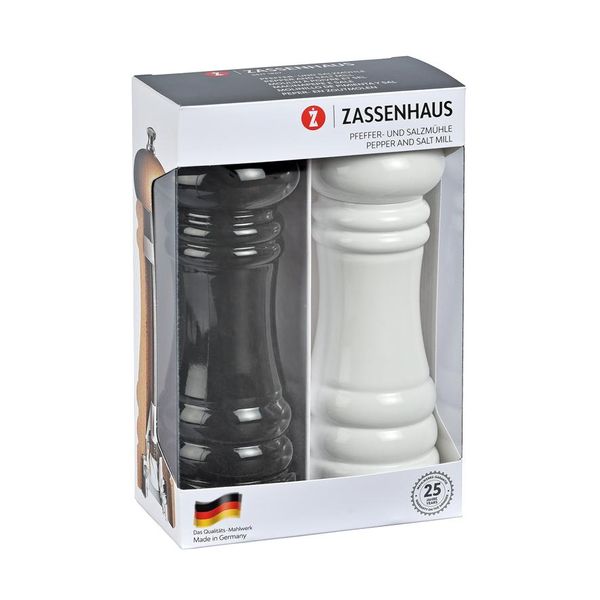 Set Di Smerigliatrici Zassenhaus Berlin 18 Cm Bianco/Nero 23725-image