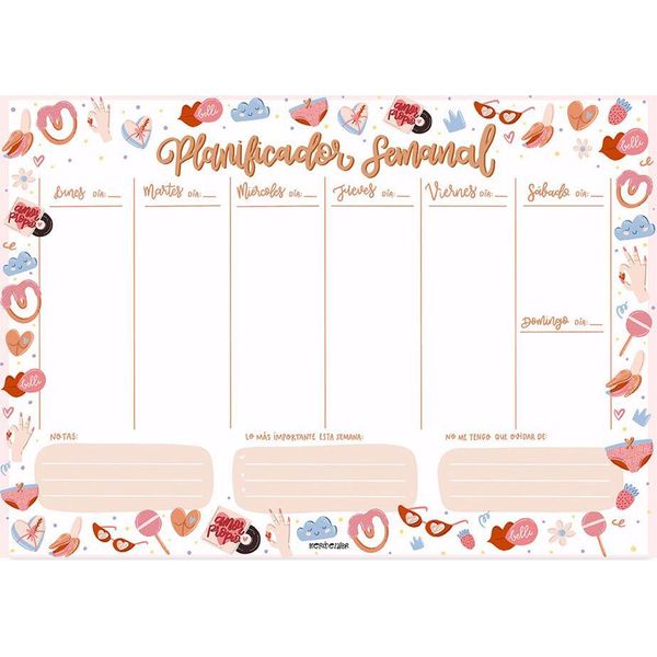 Erik Editores Merchezafor A4 Planner Settimanale Taglia Unica-image