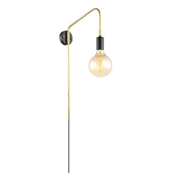 Italux Malene Led Lampada A Sospensione Moderna Cromo MBM3386/1 Bk+Gd-image
