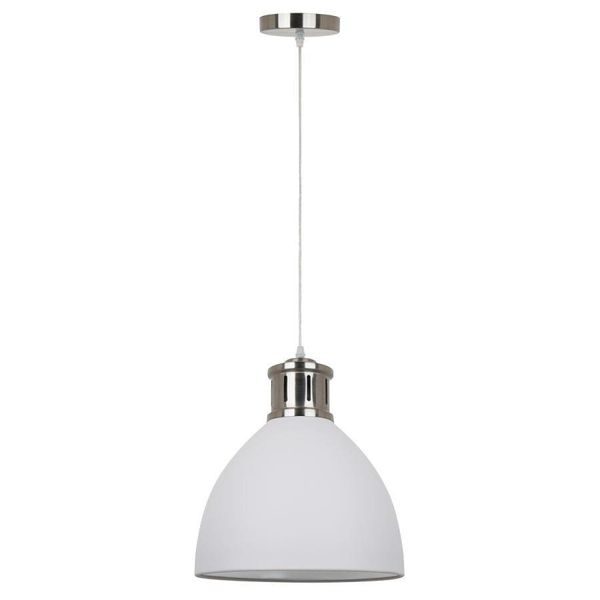 Italux Lola, Lampada A Sospensione Industriale Grigia MD-HN8100-WH+S.NICK-image