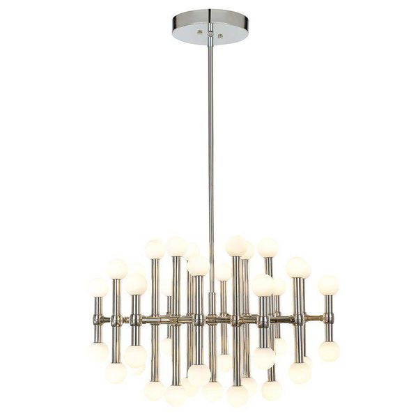 Italux Giovanna Moderna Lampada A Sospensione Led In Nichel MX16009008-37A-image