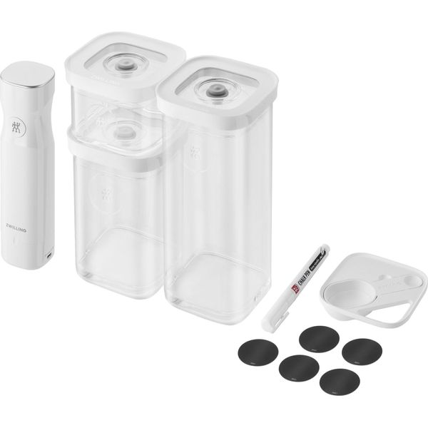 Zwilling 4009839665356 Fresh & Save Cube Vakuum Starter Set, GrößE S, 6-Teilig (1011370)-image