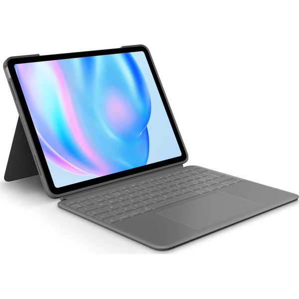 Logitech Logitech Combo Touch Qwerty Danese, Finlandese, Norvegese, Svedese Smart Connector Grigio-image