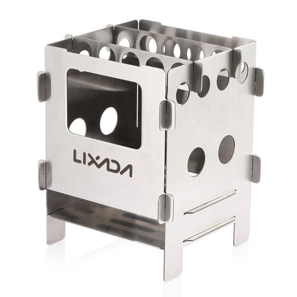 Barbecue A Carbonella Pieghevole In Acciaio Inox - Mini Barbecue Portatile Per Esterni, Picnic E Campeggio-image