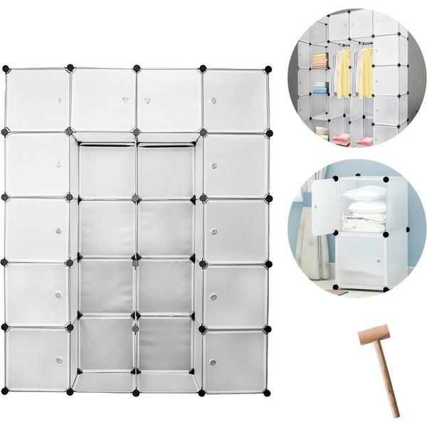Jiubiaz Armadio Armadio Per Bambini Scaffale Stabile Scaffale A Innesto Fai Da Te Creatività Dell'armadio-image