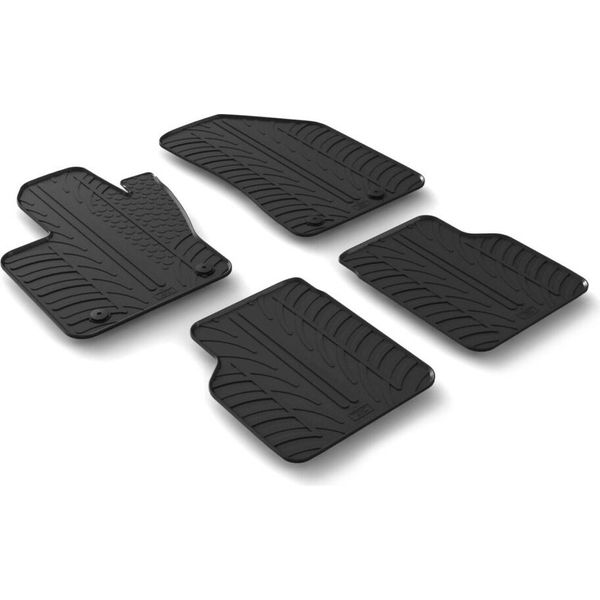 Set Di Tappetini In Gomma Personalizzati Compatibili Con Jeep Compass 07/17-image