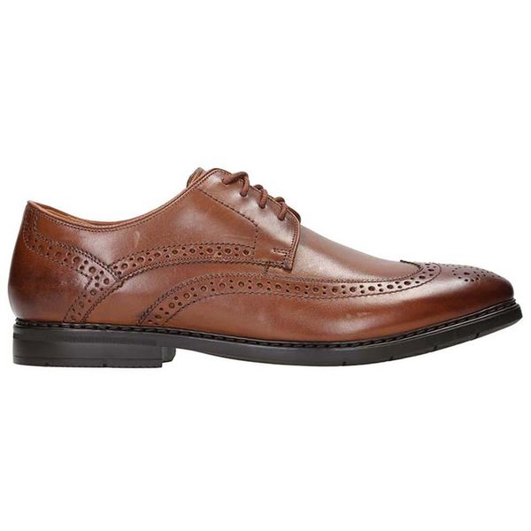 Clarks Scarpe Da Uomo In Pelle Banbury Limit Marrone Clarks Scarpe Da Uomo In Pelle Banbury Limit Marrone 39,5-image