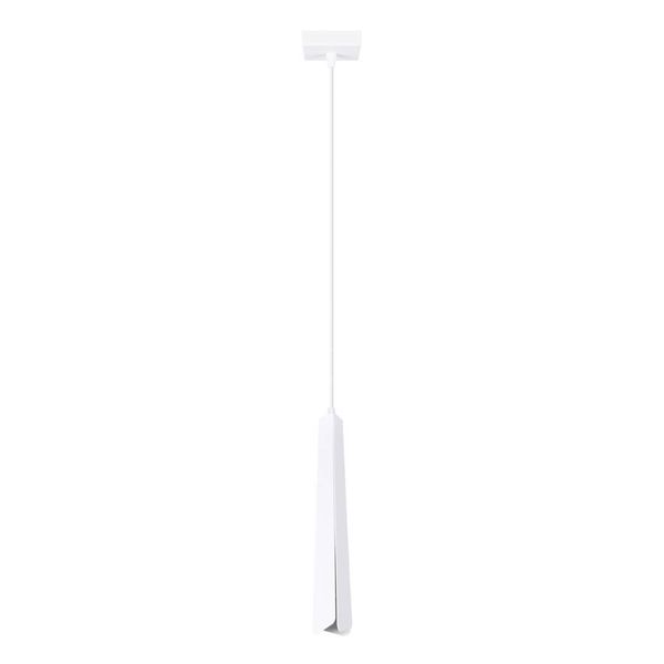 Lampada A Sospensione Prysm 1 Bianco 1Xg9 8W Acciaio 120X8X8Cm Sollux Lighting-image