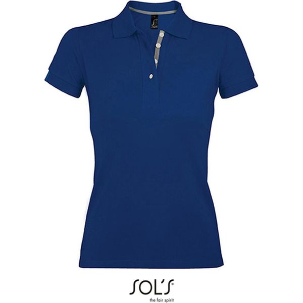 Sols 00575 | Polo Donna Portland - Colore: Ultramarino/Grigio (Tinta Unita) - Taglia: Xl-image