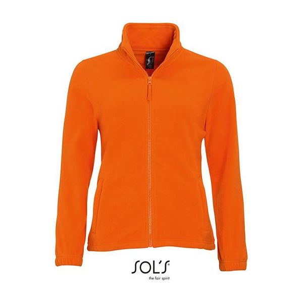 Sols 54500 | Giacca In Pile Da Donna North Con Pile Anti-Pilling - Colore: Arancione - Taglia: M-image