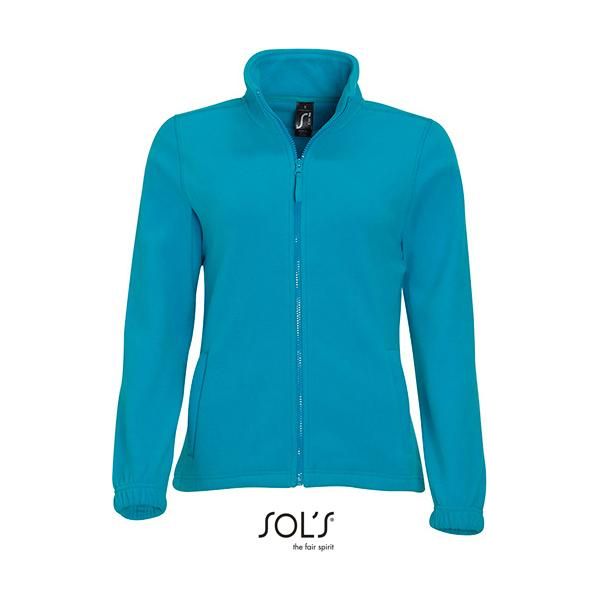 Sols 54500 | Giacca In Pile Da Donna North Con Pile Anti-Pilling - Colore: Aqua - Taglia: M-image