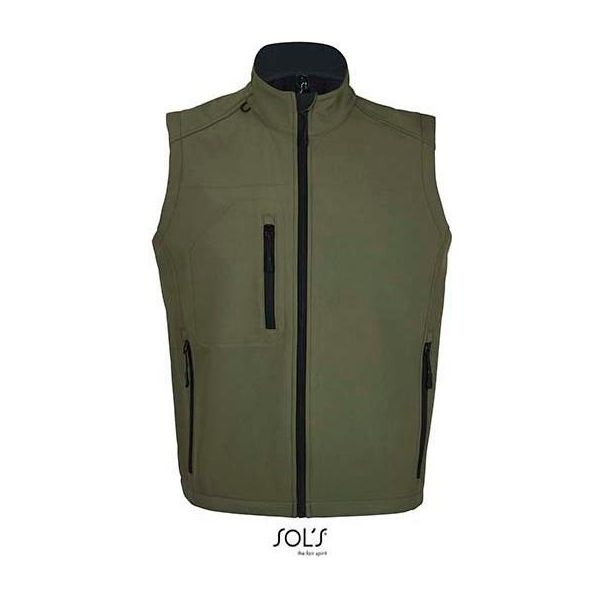 Sols 46601 | Gilet Softshell Rallye Senza Maniche / Scaldacorpo Da Uomo - Colore: Army - Taglia: Xxl-image