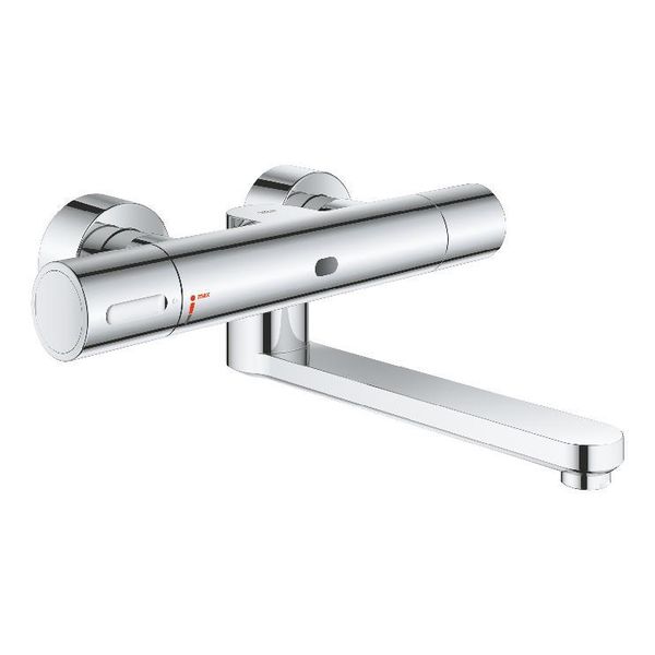 Grohe Eurosmart Cosmopolitan E Special éLectronique à Infrarouge Pour Lavabos Muraux, Alimentation Secteur, Dispositif De MéLange, Thermostat, Saillie 287Mm, 36454000, 36454000-image