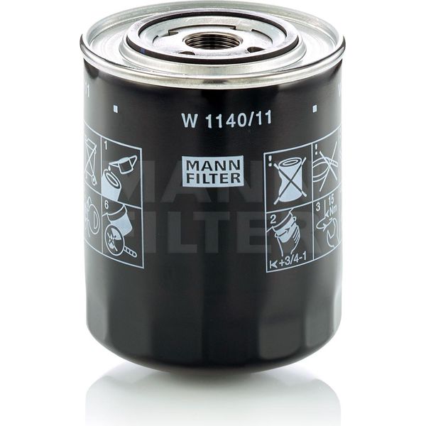 MANN-FILTER Filtro Olio W 1140/11-image