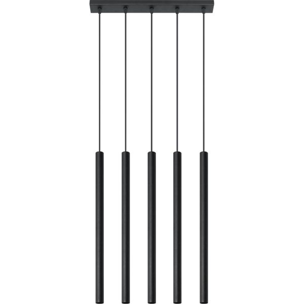 Lumilo Lampada A Sospensione Mossa 5 G9 Nero, Dimmerabile-image