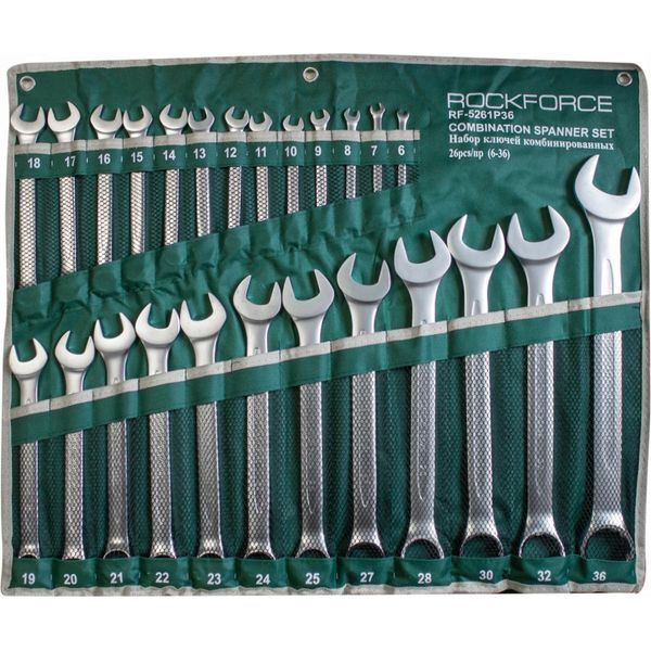 Set Di Chiavi Aperte Rockforce. 25 Pz. (6-36 Mm)-image