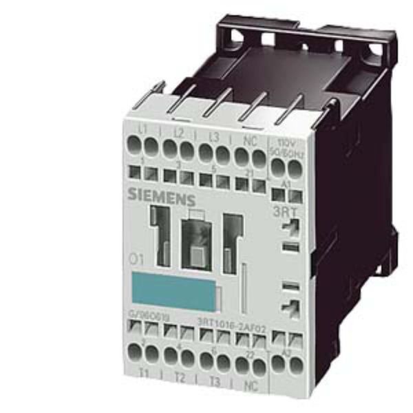 Siemens 3Rt1016-2Ab01-Schuetz, Ac-3, 4Kw/400V, 1S, Ac 24V, 50/60Hz-image