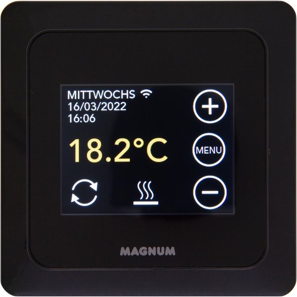 Termostato/Regolatore Ambiente Mrc Wifi Smart Con Sensore A Pavimento Per Riscaldamento A Pavimento, Riscaldamento Elettrico, Convettore, App Tuya Smart-image
