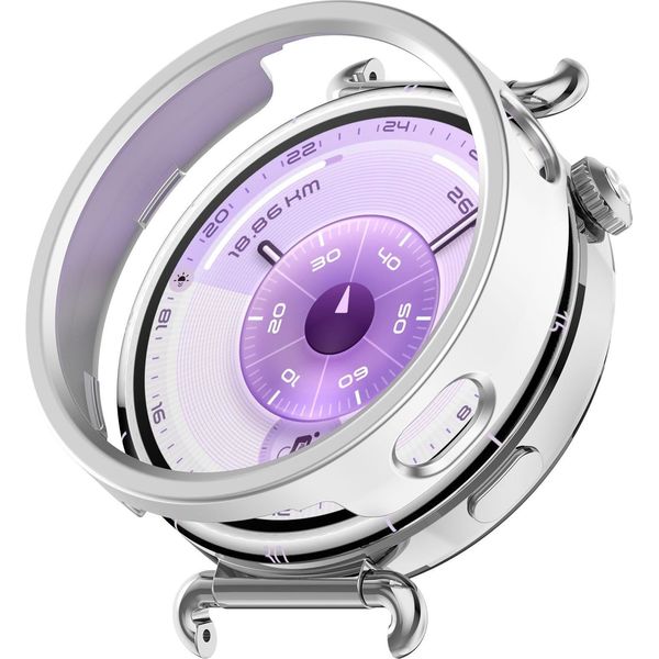 Inf Custodia Protettiva Semi-Pack Cava In Pc Argento Per Huawei Watch GT6 41Mm-image