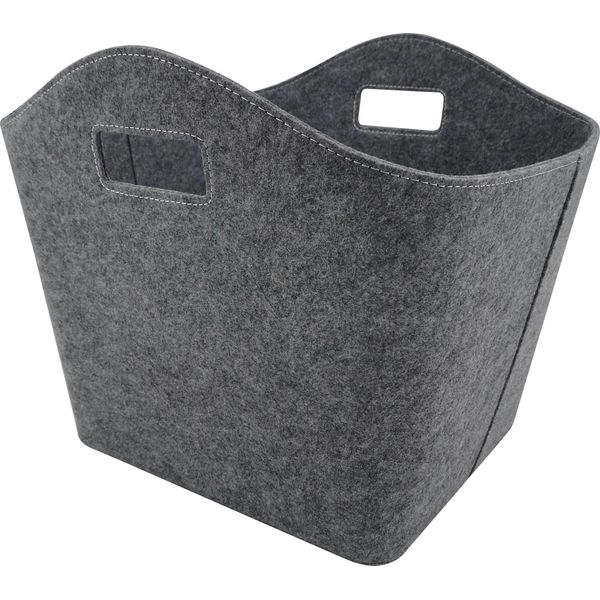 Allzweckkorb Firefix "Kaminholztasche", Grau, B:46Cm H:46Cm T:41Cm, Filz, Aufbewahrungsboxen, Allzweckkorb-image