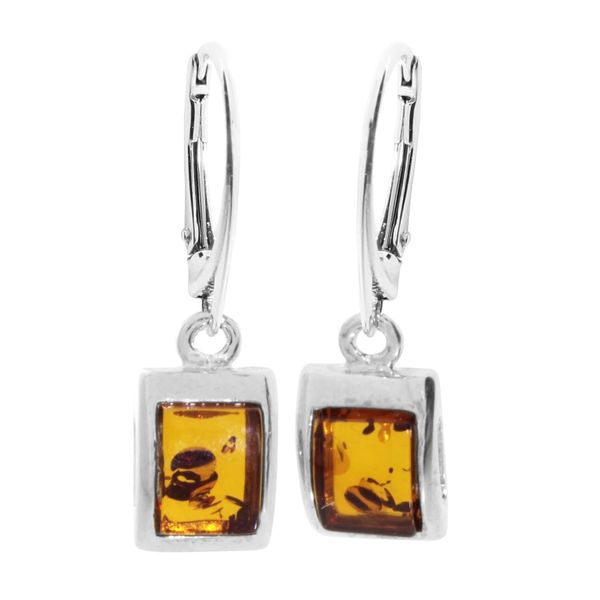 Paar OhrhäNger Ostsee-Schmuck "Ostsee-Schmuck OhrhäNger Astrid 9X6 OhrhäNger Astrid 9X6", Weiß, Ohrringe, Damen, 31 X 9Mm, Silber 925 (Sterlingsilber)-image