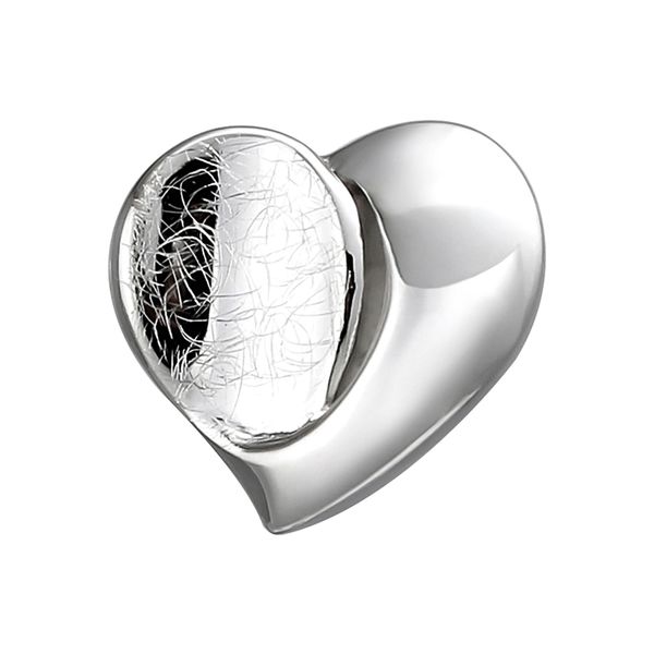 HerzanhäNger Jobo "AnhäNger Herz", Silber (Silber 925), SchmuckanhäNger, Damen, Silber 925 (Sterlingsilber), 925 Silber Eismatt-image
