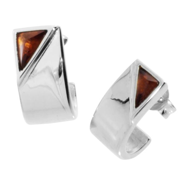 Paar Ohrstecker Ostsee-Schmuck "Ostsee-Schmuck Ohrstecker Karla Ohrstecker Karla", Weiß, Ohrringe, Damen, 14 X 7Mm, Silber 925 (Sterlingsilber)-image