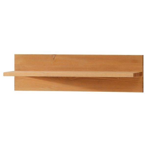 Wandboard Home Affaire "Oslo", Beige (Natur Gebeizt, Gewachst), B:50Cm H:14Cm T:14Cm, Massivholz, Regale, Wandboard, 50 Cm Breit, Aus Massiver Kiefer-image