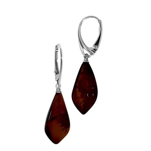 Paar OhrhäNger OSTSEE-SCHMUCK "Ostsee-Schmuck OhrhäNger Klassisch OhrhäNger Klassisch", Weiß, Ohrringe, Damen, 40 X 10Mm, Silber 925 (Sterlingsilber)-image