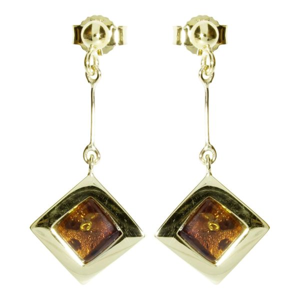 Paar OhrhäNger OSTSEE-SCHMUCK "Ostsee-Schmuck OhrhäNger Vica OhrhäNger Vica", Gelb, Ohrringe, Damen, 34 X 14, Gelbgold 333-image