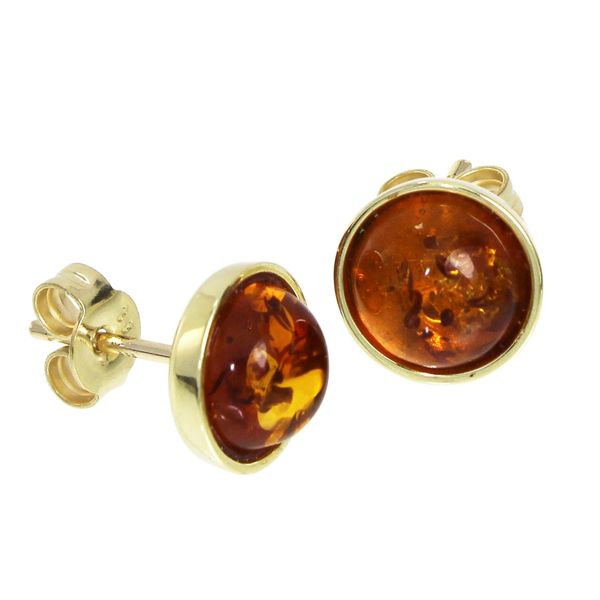 Paar Ohrstecker OSTSEE-SCHMUCK "Ostsee-Schmuck Ohrstecker Classic 8 Mm Ohrstecker Classic 8 Mm", Gelb, Ohrringe, Damen, 10Mm, Gelbgold 333-image