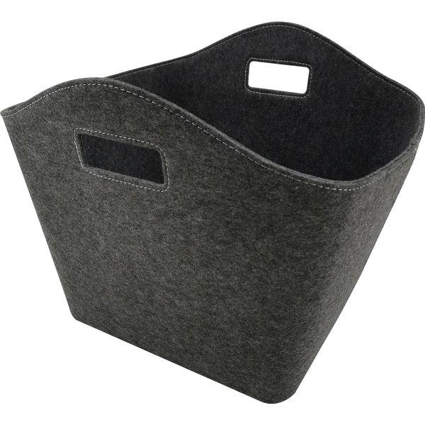 Allzweckkorb Firefix "Kaminholztasche", Schwarz, B:46Cm H:37Cm T:41Cm, Filz, Aufbewahrungsboxen, Allzweckkorb-image