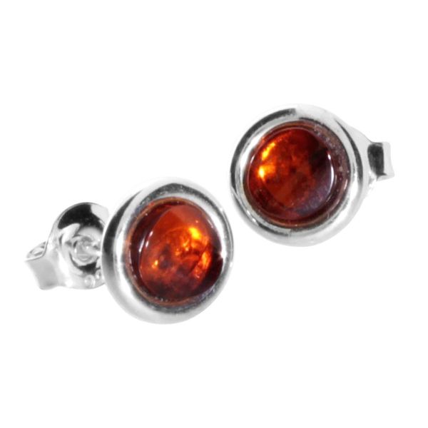Paar Ohrstecker OSTSEE-SCHMUCK "Ostsee-Schmuck Ohrstecker Classic 5 Mm Ohrstecker Classic 5 Mm", Weiß, Ohrringe, Damen, 8Mm Rund, Silber 925 (Sterlingsilber)-image