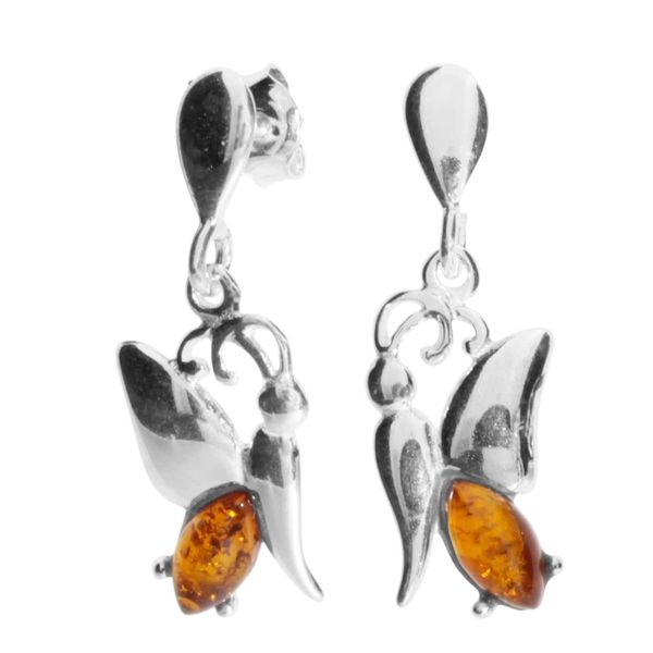 Paar OhrhäNger OSTSEE-SCHMUCK "Ostsee-Schmuck OhrhäNger Elfe OhrhäNger Elfe", Weiß, Ohrringe, Damen, 19 X 9Mm, Silber 925 (Sterlingsilber)-image