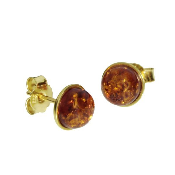 Paar Ohrstecker OSTSEE-SCHMUCK "Ostsee-Schmuck Ohrstecker Classic 7 Mm Ohrstecker Classic 7 Mm", Gelb, Ohrringe, Damen, 8Mm Rund, Gelbgold 333-image