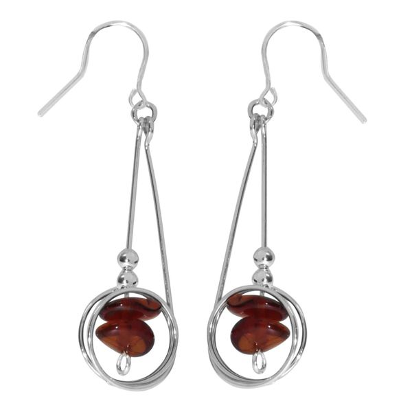 Paar OhrhäNger OSTSEE-SCHMUCK "Ostsee-Schmuck OhrhäNger Loki OhrhäNger Loki", Weiß, Ohrringe, Damen, 52X15Mm, Silber 925 (Sterlingsilber)-image