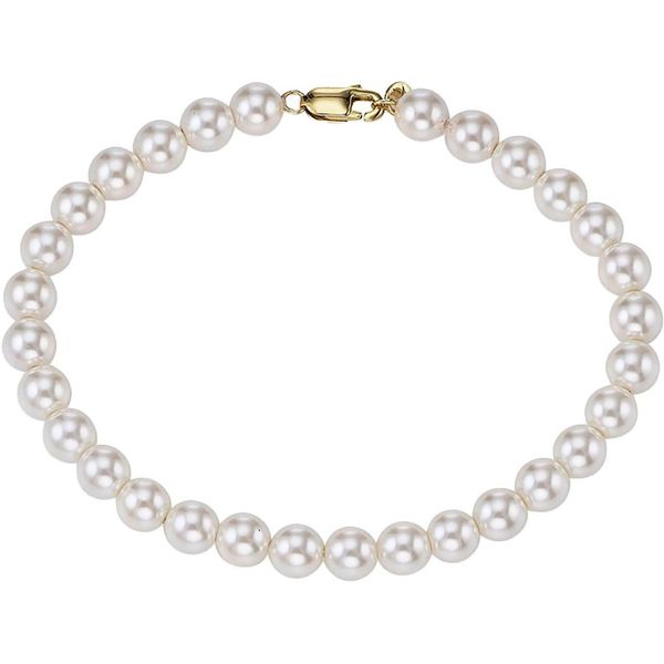 Perlenarmband Firetti "Schmuck Geschenk Silber 925 Armschmuck Armband Armkette" Gr. 21, Gold (Gelbgoldfarben, Weiß), ArmbäNder, Damen, 21, Perlen Silber 925 (Sterlingsilber), Perlen, Silber 925 (Sterlingsilber), Perlenarmband, Mit Perle (Synth.)-image
