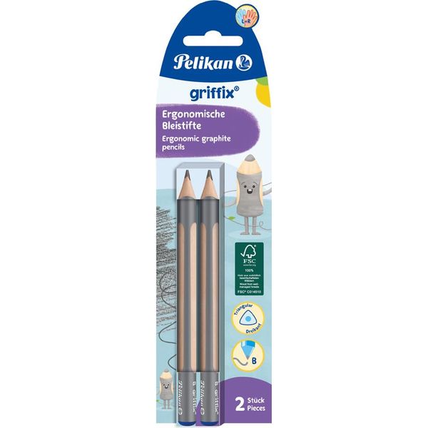 Pelikan 300000414 Matita Pelikan Griffix, Grado Di Durezza: B, Cartoncino Blisterato-image
