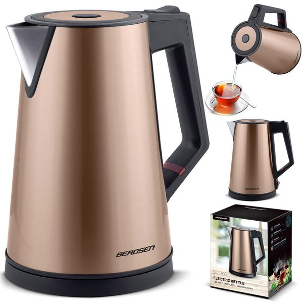 Bollitore Elettrico 1,7 L Berdsen BD-708 Rame-image