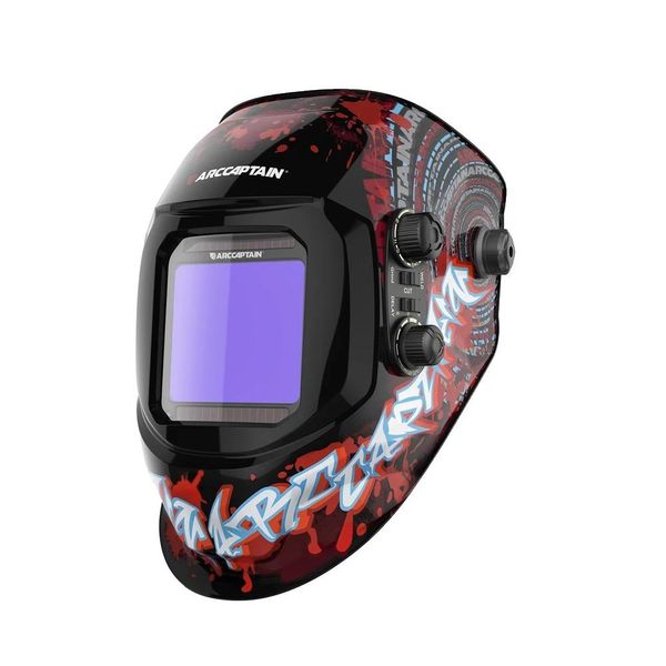 Casco Per Saldatura, Oscuramento Automatico, Protezione Uv/Ir, Ampio Campo Visivo , HSH-G999-A-image