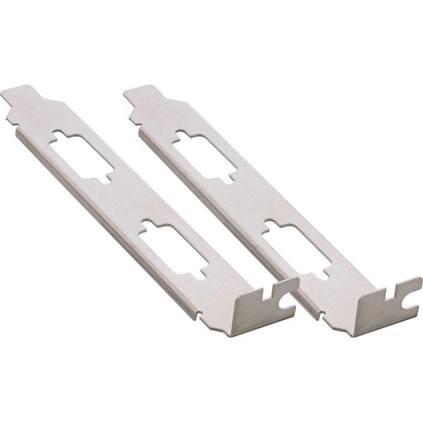 Staffa Inline® Slot, Per Il Montaggio Di 2X 9 Pin. Sub D St. O Bu., Confezione Da 2-image