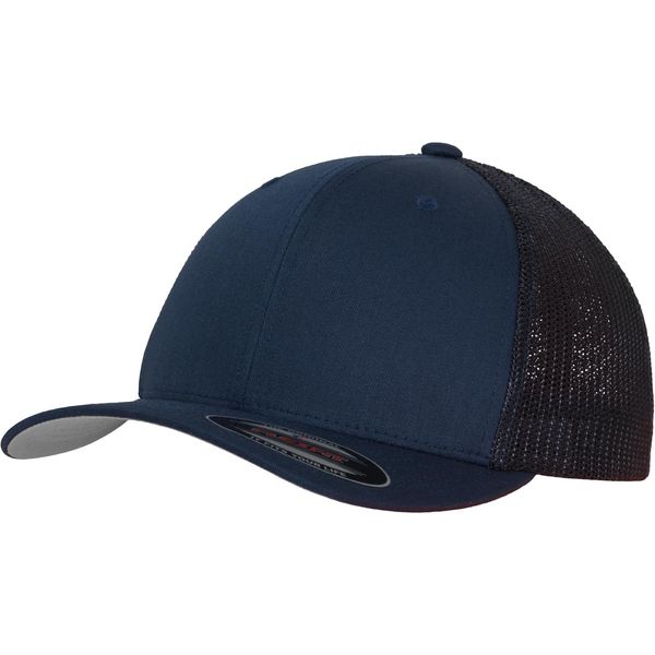 Flexfit 6511 | Cappello / Berretto / Cappello Trucker A Rete - Colore: Navy - Taglia: S/M-image