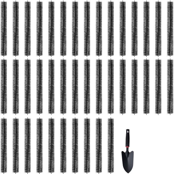 Spazzola Per Grondaie, Lunghezza Totale 36,6 M, φ110 Mm, Attrezzo Per La Pulizia Delle Grondaie, Parafoglie Per Grondaie Da 12,7 Cm, Rimuove Senza Fatica Foglie E Sporco Dal Tetto, Confezione Da 40 Pz-image
