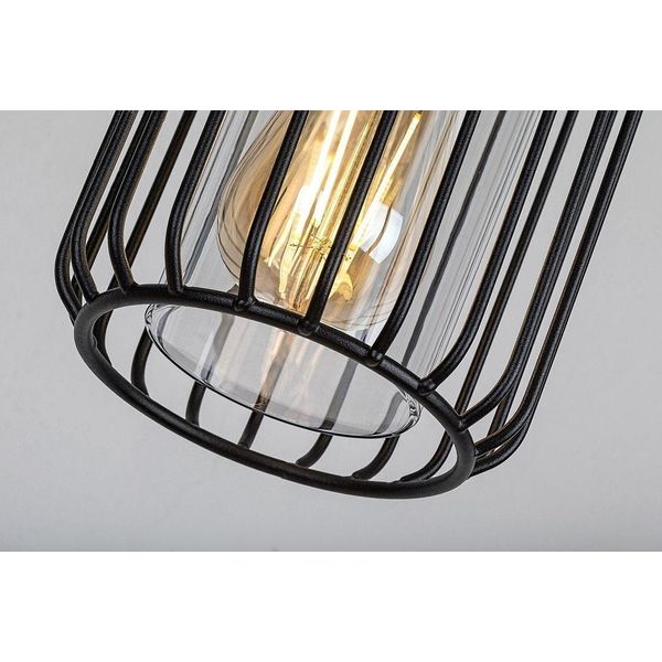 Rabalux 77107 Lampada A Sospensione Per Esterni Tarpa E27 1X Max 40 Metallo Plastica Nero-image