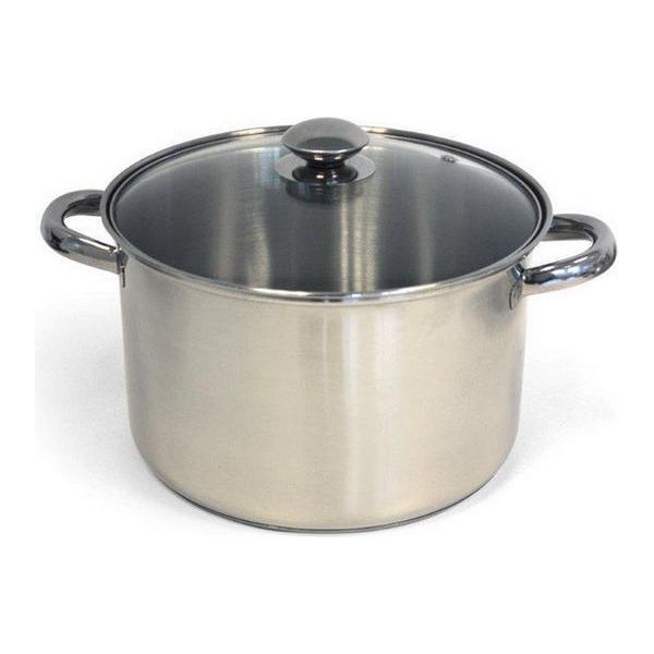 Pentola In Acciaio Inox Da 16 Litri + Coperchio In Vetro Beka 13113304-image