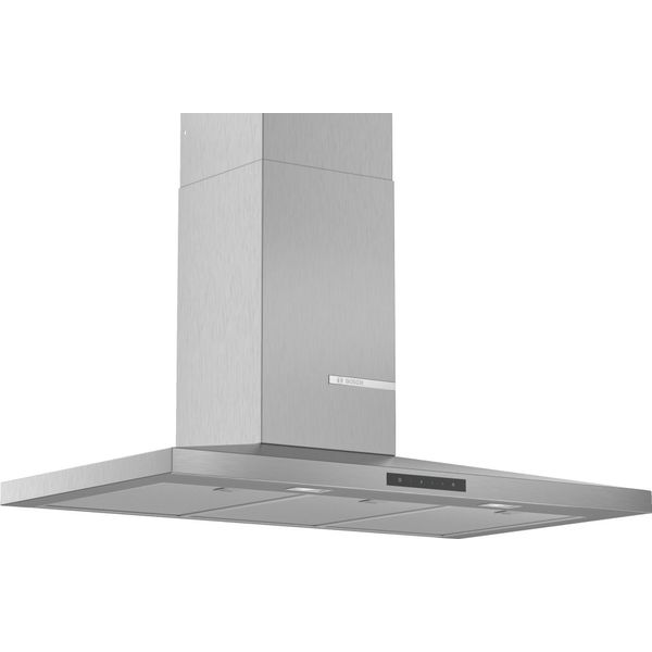 Cappa A Parete Decorativa 90Cm 610M3 / H Acciaio Inox Bosch Dwq96Dm50-image