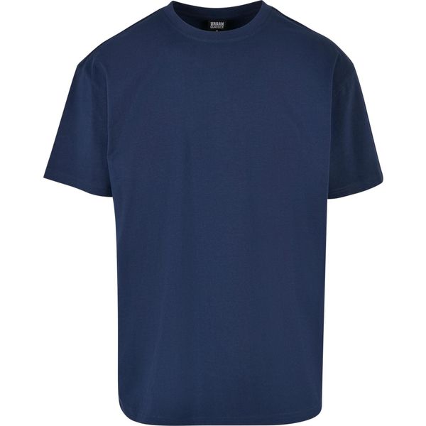 PáNské TričKo Urban Classics Heavy Oversized Tee Blu Scuro - L-image