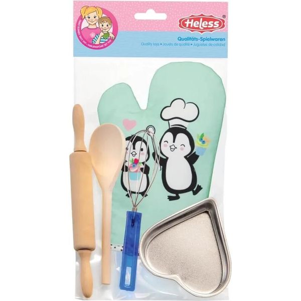 Set Da Forno Per Bambini Con Guanto Da Forno "Penguin"" E Accessori Da Forno"-image