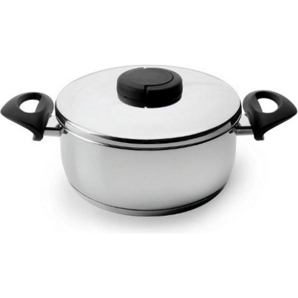 Casseruola In Acciaio Inox Da 20 Cm + Coperchio Lacor 85020-image